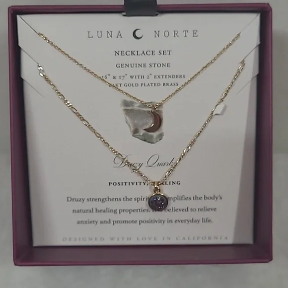 Luna Norte Necklace Set - Picture 3 of 4